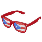 Party Shades Zonnebril - Puerto Rico vlag (Gekanteld)