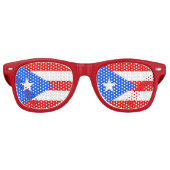 Party Shades Zonnebril - Puerto Rico vlag (Voorkant)