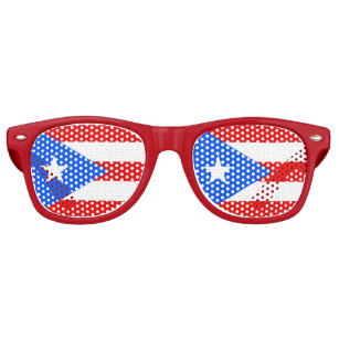 Party Shades Zonnebril - Puerto Rico vlag