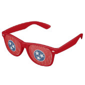 Party Shades Zonnebril - Tennessee vlag (Gekanteld)