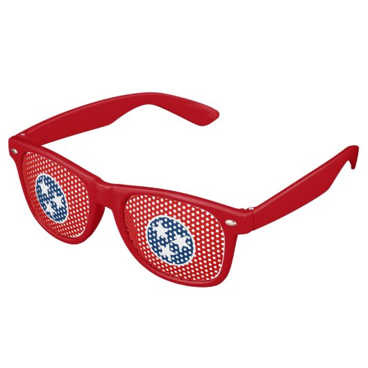 Party Shades Zonnebril - Tennessee vlag (Gekanteld)