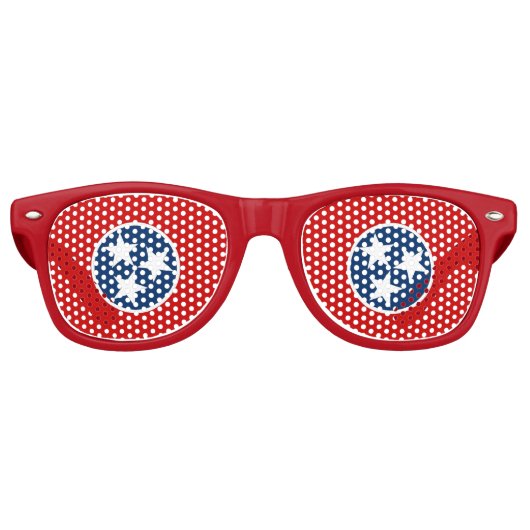 Party Shades Zonnebril - Tennessee vlag (Voorkant)