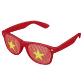 Party Shades Zonnebril - Vietnam vlag (Gekanteld)