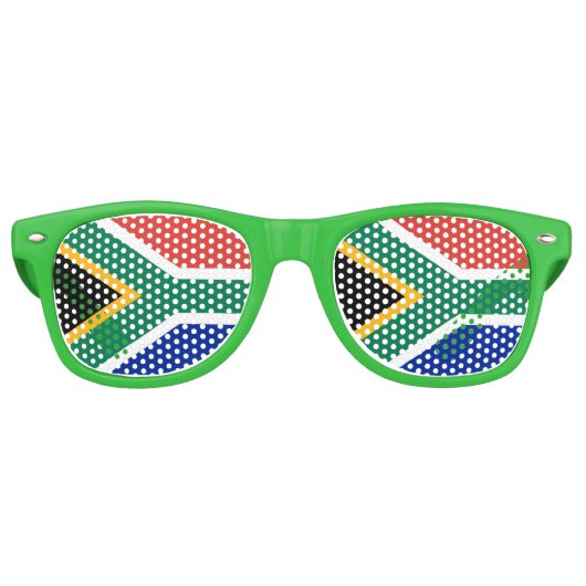 Party Shades Zonnebril - Zuid-Afrika vlag (Voorkant)
