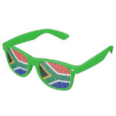 Party Shades Zonnebril - Zuid-Afrika vlag (Gekanteld)