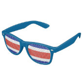 Party Shades Zonnebrillen - Costa Rica vlag (Gekanteld)