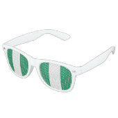 Party Shades Zonnebrillen - Nigeria vlag (Gekanteld)