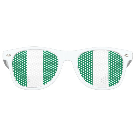 Party Shades Zonnebrillen - Nigeria vlag (Voorkant)