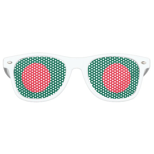 Party Shades Zonnebrillen - Vlag van Bangladesh (Voorkant)