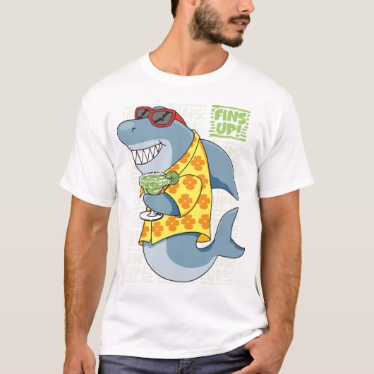 Party Shark T-shirt (Voorkant)