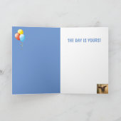 Party Sheep Celebrate Happy Birthday Kaart (Binnen)