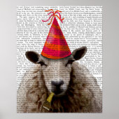 Party Sheep Poster (Voorkant)