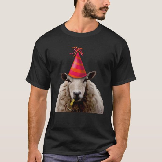 Party Sheep T-shirt (Voorkant)