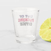 Party Shot Bril uit Kantoor Shot Glas (Achterkant)