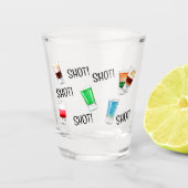 Party Shot Drink Alcohol Cocktail Funny Glas (Voorkant)