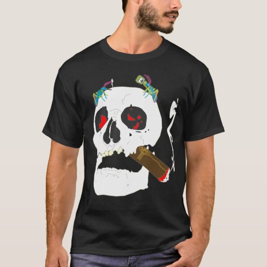 PARTY SKULL T-SHIRT (Voorkant)