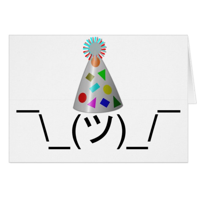 Party Smugshrug -  (Voorkant Horizontaal)