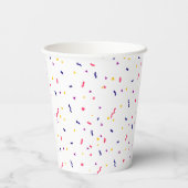 Party sprinkle's Paper cup Papieren Bekers (Achterkant)