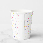 Party sprinkle's Paper cup Papieren Bekers (Rechts)