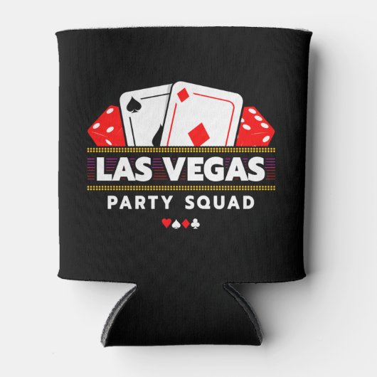 Party Squad Vegas Trip Las Vegas Squad Las Vegas Blikjeskoeler (Voorkant)