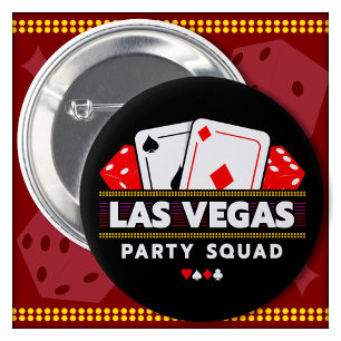 Party Squad Vegas Trip Las Vegas Squad Las Vegas Ronde Button 5,7 Cm