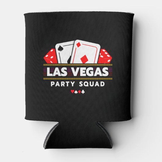 Party Squad Vegas - Vegas Trip - Las Vegas Squad Blikjeskoeler (Voorkant)
