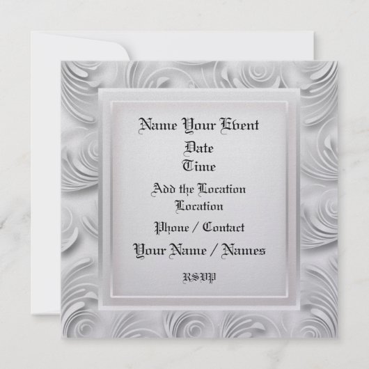 Party! - SRF Kaart (Achterkant)