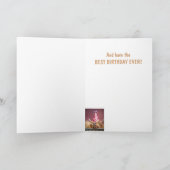 Party Steer Live Wild Verjaardag Kaart (Binnen)