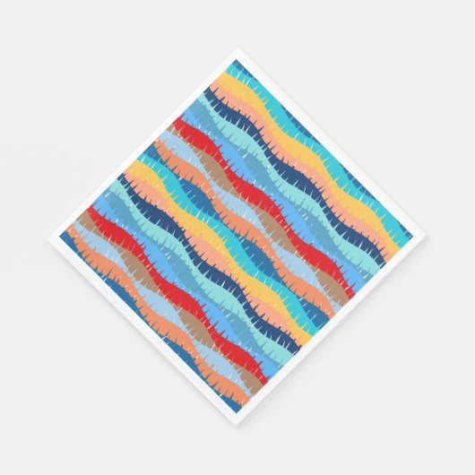 Party Streamers Papieren servet (Hoek)