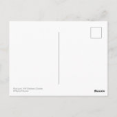 Party Street Rue Laval Hull Gatineau Zwart op Wit Briefkaart (Achterkant)