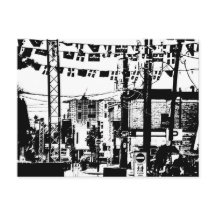 Party Street Rue Laval Hull Gatineau Zwart op Wit