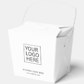 Party Supplies Aangepaste Logo & Tekstverpakking Bedankdoosjes (Voorkant)