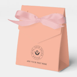 Party Supplies Aangepaste Logo & Tekstverpakking Bedankdoosjes