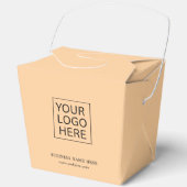 Party Supplies Aangepaste Logo & Tekstverpakking Bedankdoosjes (Voorkant)