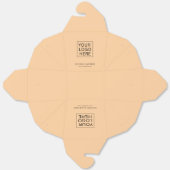 Party Supplies Aangepaste Logo & Tekstverpakking Bedankdoosjes (Ongevouwen)