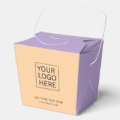 Party Supplies Aangepaste Logo & Tekstverpakking Bedankdoosjes (Voorkant)