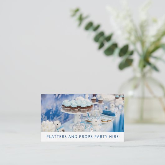 Party Supply Event Hire Visitekaartje (Staand voorkant)