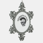 Party Till Death Do Us Party beroemd gemaakt door  Tin Sneeuwvlok Ornament (Links)