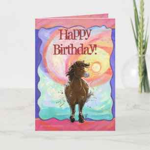 Party Time Appaloosa Horse Kaart