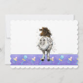 Party Time Appaloosa Horse Kaart (Achterkant)