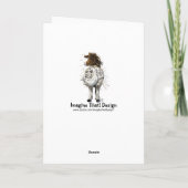 Party Time Appaloosa Horse Kaart (Achterkant)