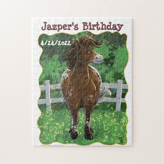 Party Time Appaloosa Horse Legpuzzel (Verticaal)