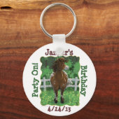 Party Time Appaloosa Horse Sleutelhanger (Voorkant)