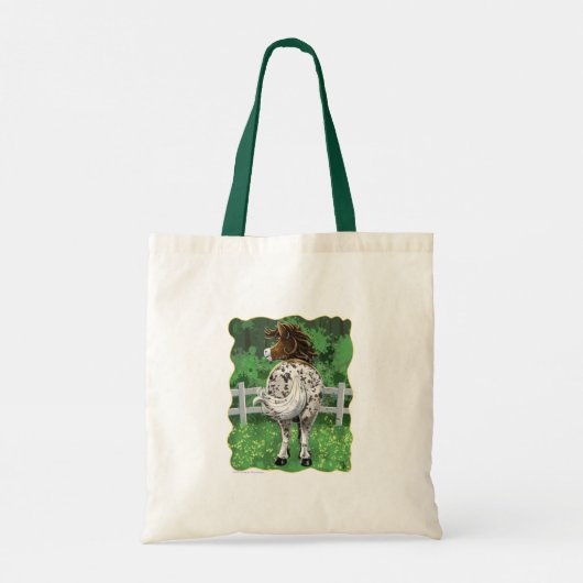 Party Time Appaloosa Horse Tote Bag (Achterkant)