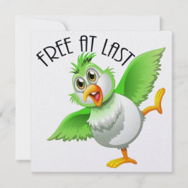 Party Time Bird - Gratis bij laatste uitnodiging