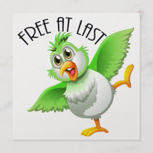 Party Time Bird - Gratis bij laatste uitnodiging