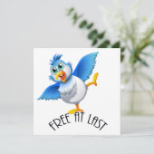 Party Time Bird - Gratis bij laatste uitnodiging (Staand voorkant)