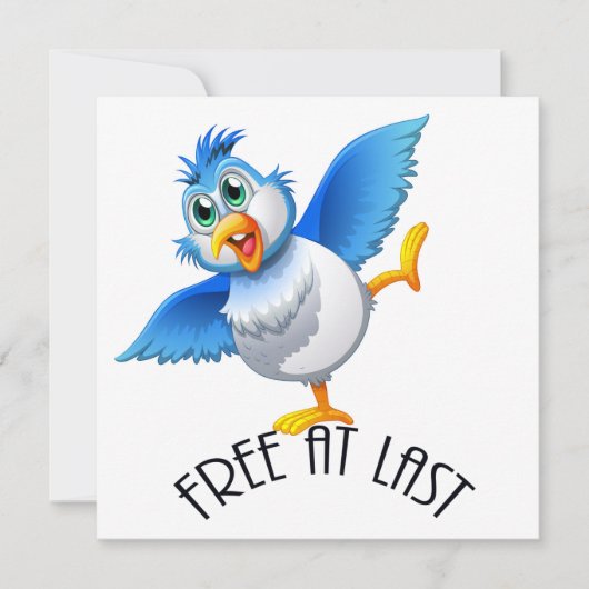 Party Time Bird - Gratis bij laatste uitnodiging (Voorkant)