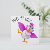 Party Time Bird - Gratis bij laatste uitnodiging (Staand voorkant)