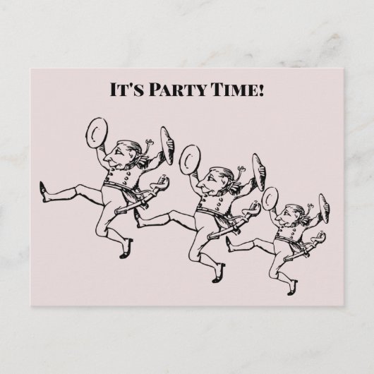 Party Time Briefkaart (Voorkant)